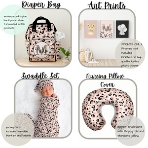 Baby Girl Leopard Bedding Set Cheetah Print Crib Bedding - Etsy