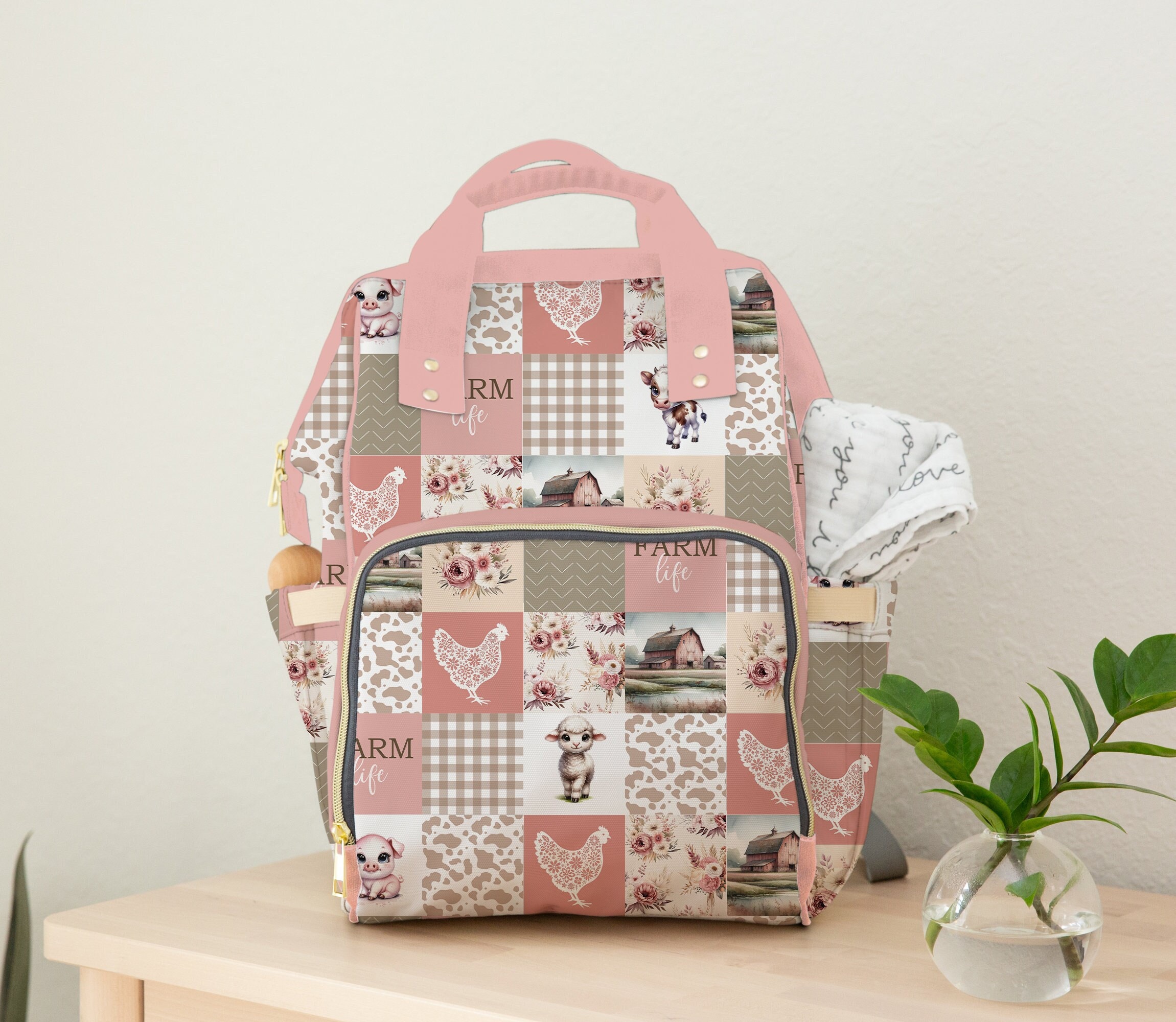 Farm Diaper Bag