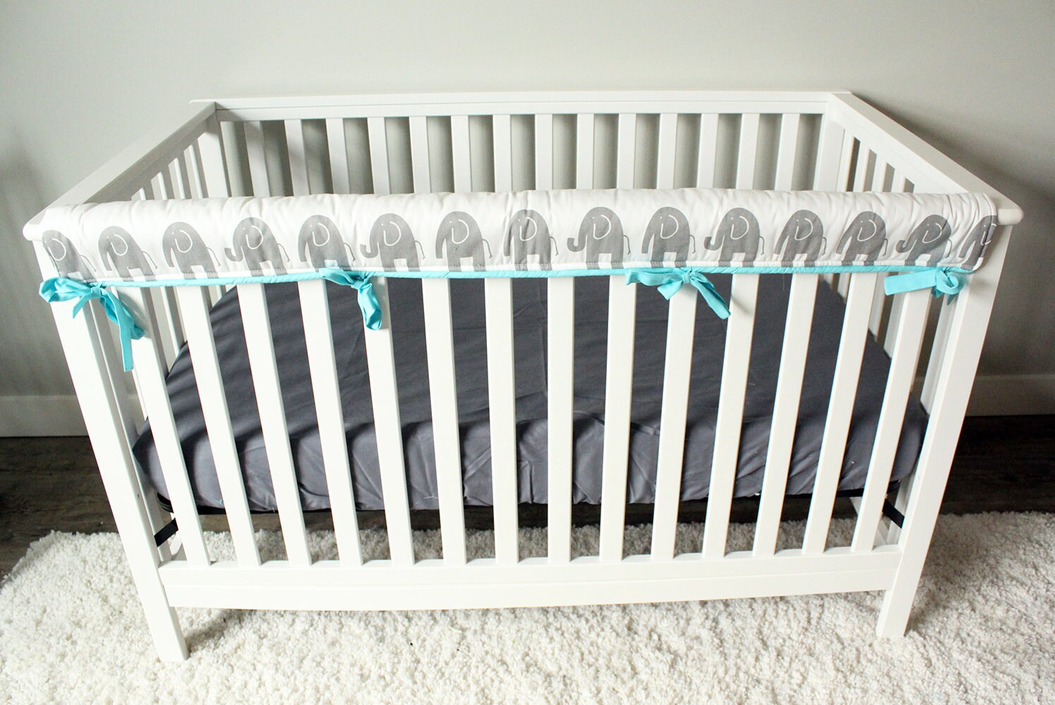 Teething Rail Guard Cover Crib Top Rail Cover Choose Your Etsy