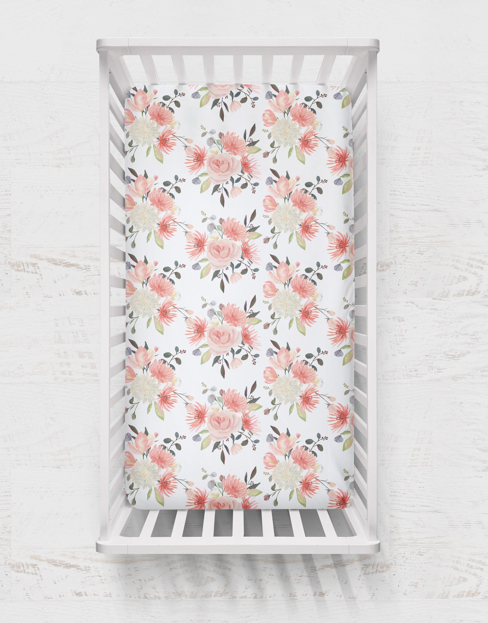 Floral Baby Girl Crib Sheets Floral Nursery Bedding Etsy Canada