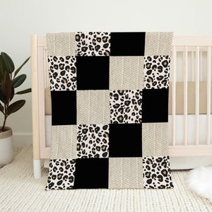 Cheetah Print Crib Bedding Set Baby Girl Crib Bedding Set - Etsy
