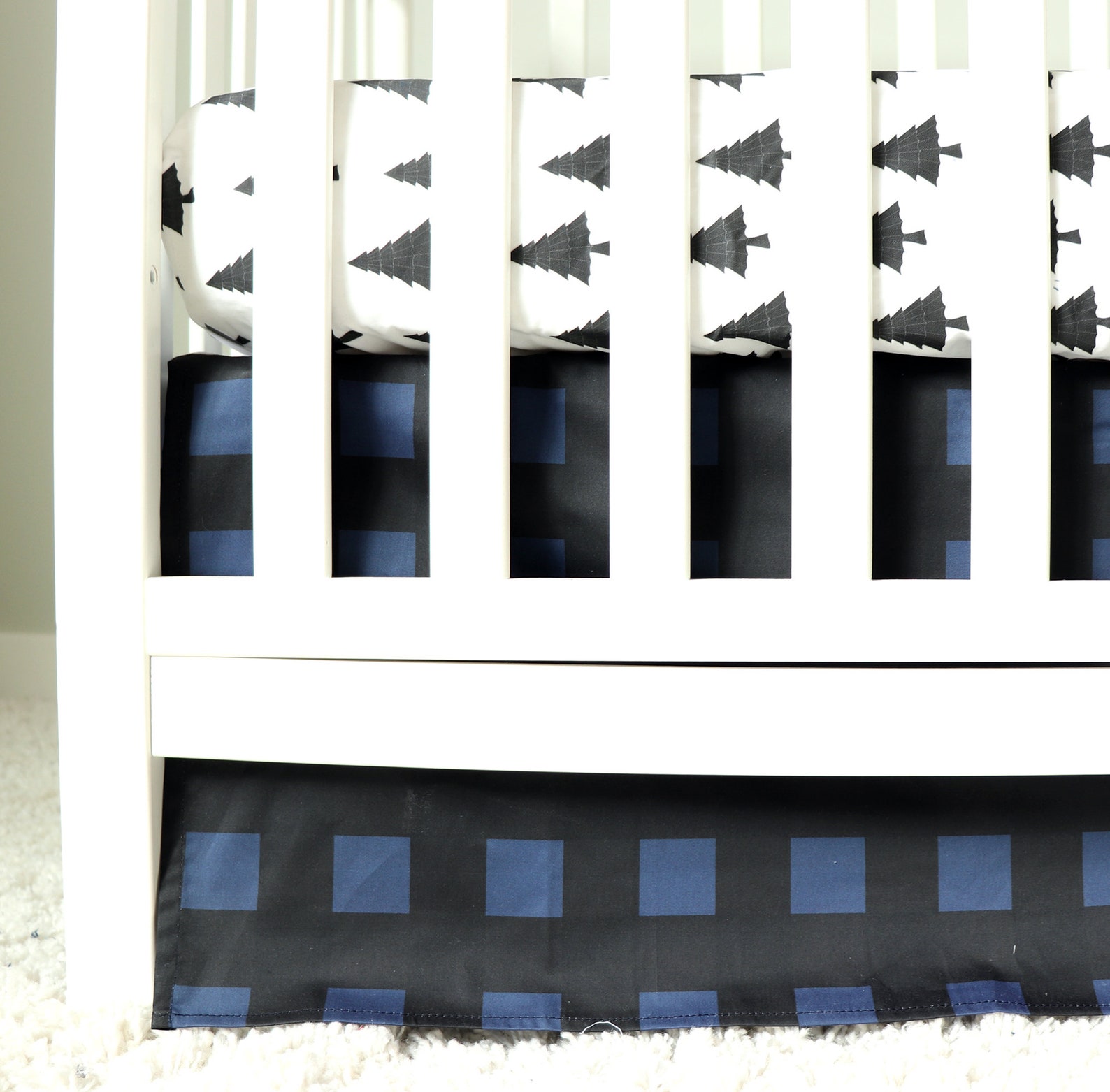 Woodland Nursery Bedding Set Baby Boy Bedding Mountain Baby Etsy