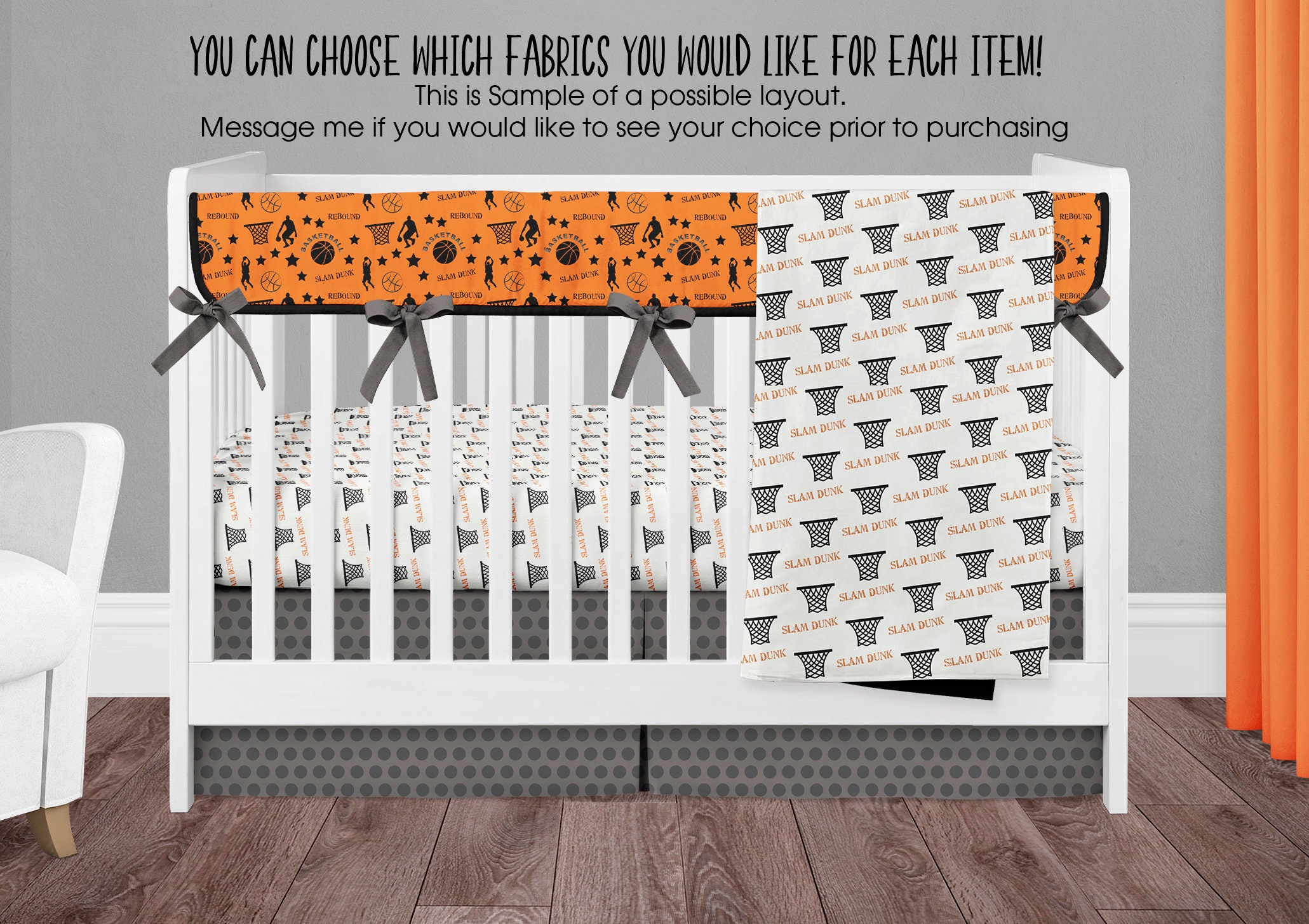Basketball crib sheets Clearance