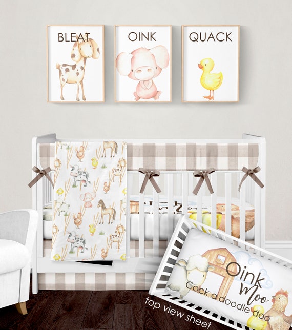 barnyard nursery bedding