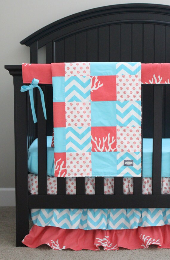under the sea crib bedding girl