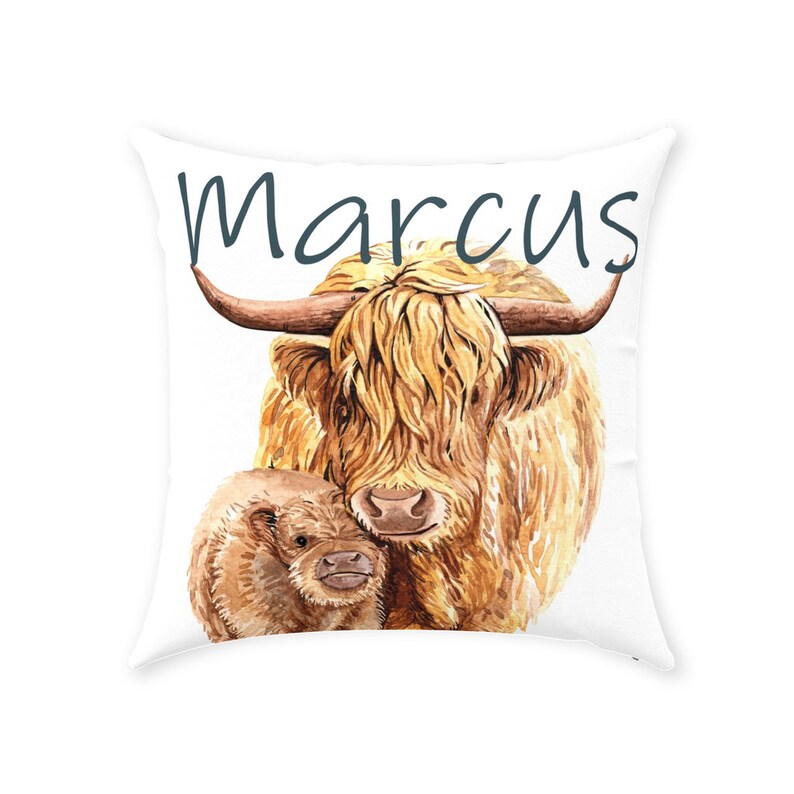 Cow Baby Boy Crib Bedding Set Highland Cattle Nursery Theme Etsy Canada