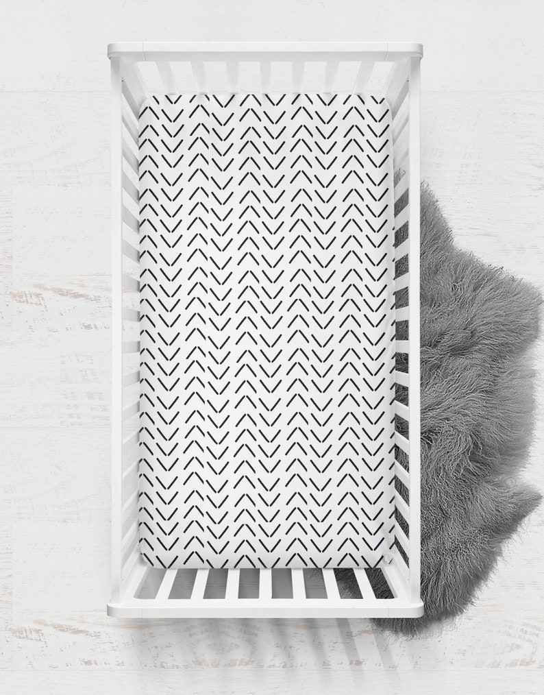 Boho Crib Bedding Set Hunter Green Rust Bohemian Baby Etsy