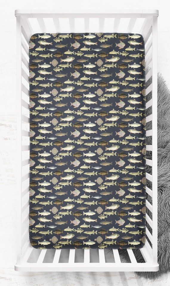 fishing crib sheets