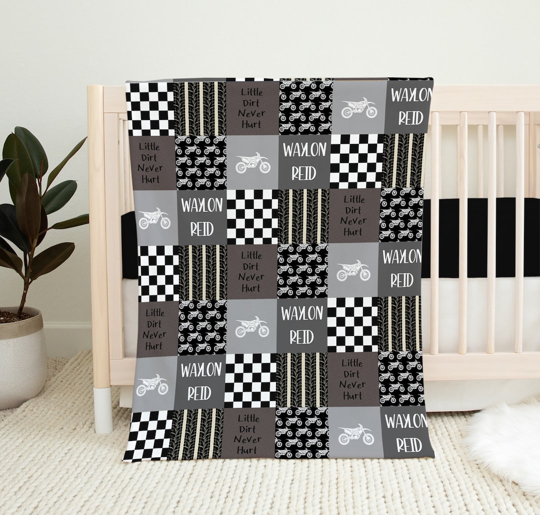 Personalized Motocross Blanket Dirt Bike Nursery Decor Etsy Personalized motocross blanket dirt bike nursery decor etsy