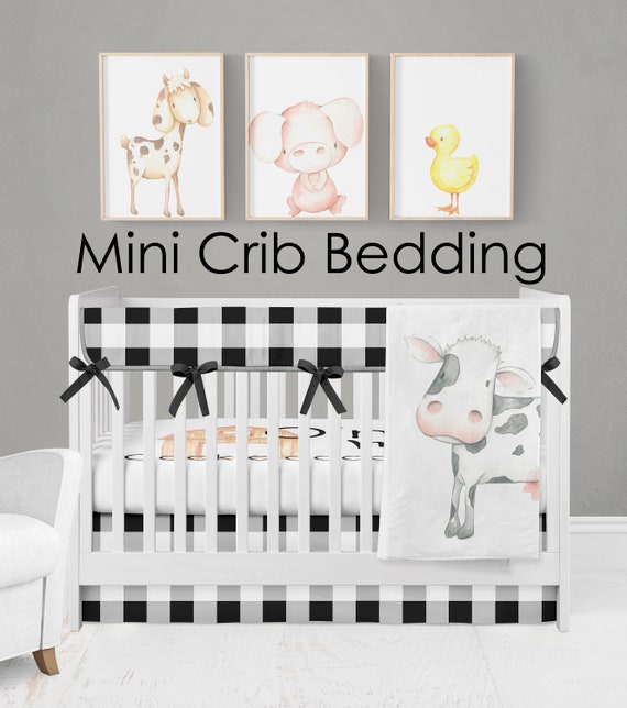 etsy mini crib bedding