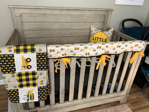 construction baby bedding