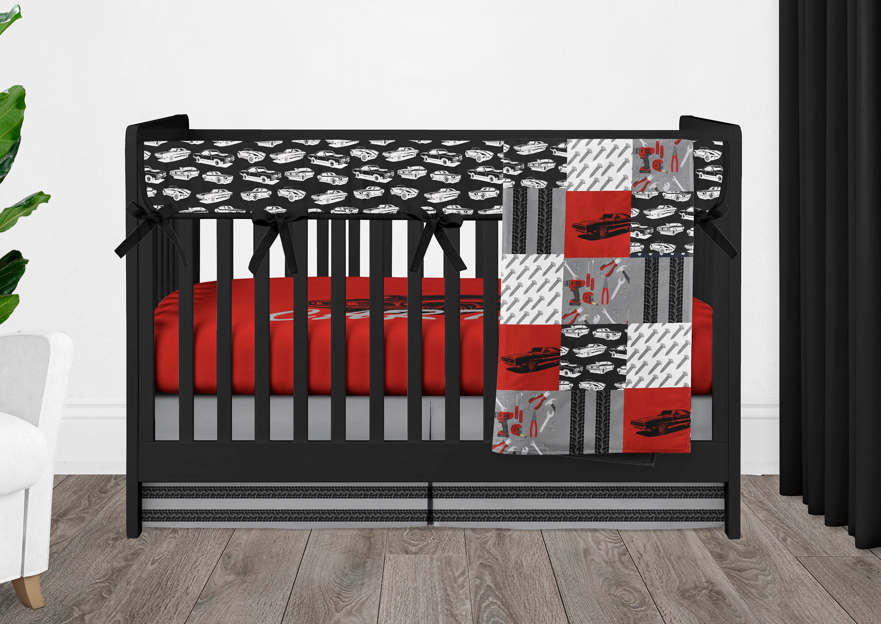 Muscle Car Baby Boy Crib Bedding Set Classic Cars Nursery | Etsy Canada