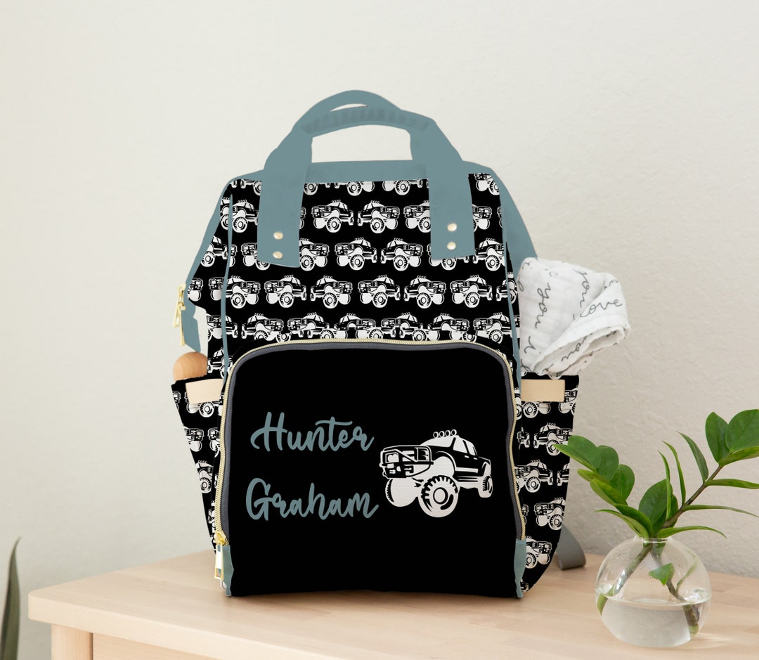Truck Diaper Bag Personalized Baby Boy Diaper Bag Etsy