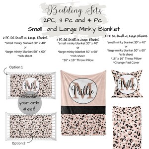 Baby Girl Leopard Bedding Set Cheetah Print Crib Bedding - Etsy