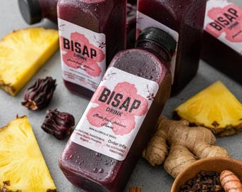Hibiscus Juice, Zobo, Bissap, Sorrel, Sobolo, Organic Drink, Natural Juice