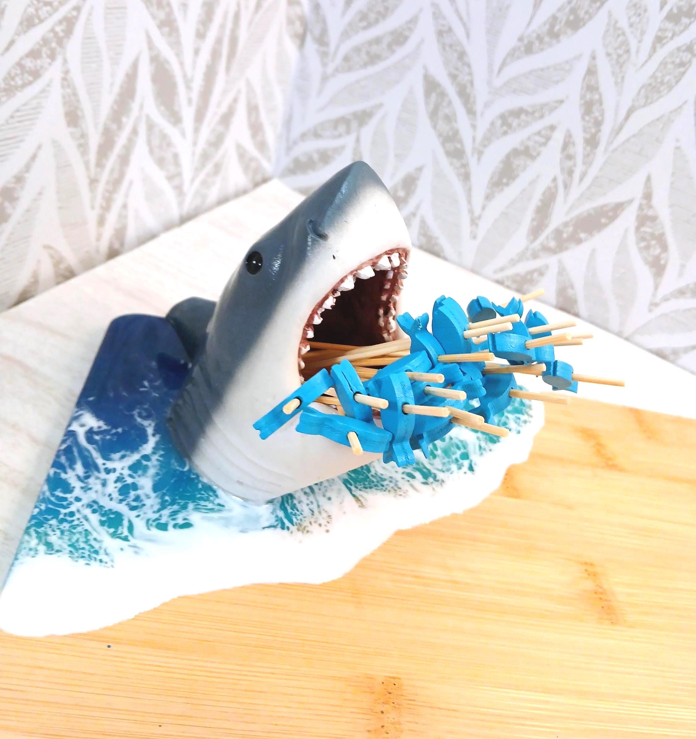 Sharkuterie Board, Shark Charcuterie Board, Funny Serving Board