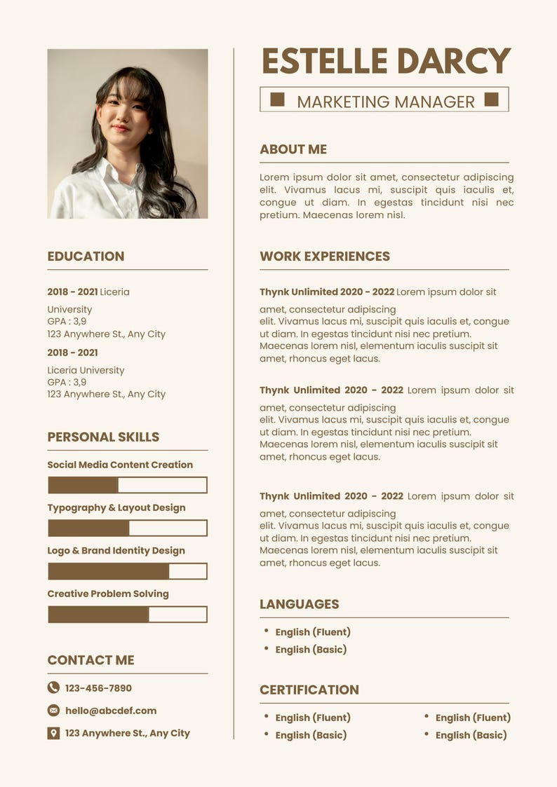 ATS Friendly Resume Template Bundle | Professional Modern Minimalist ...