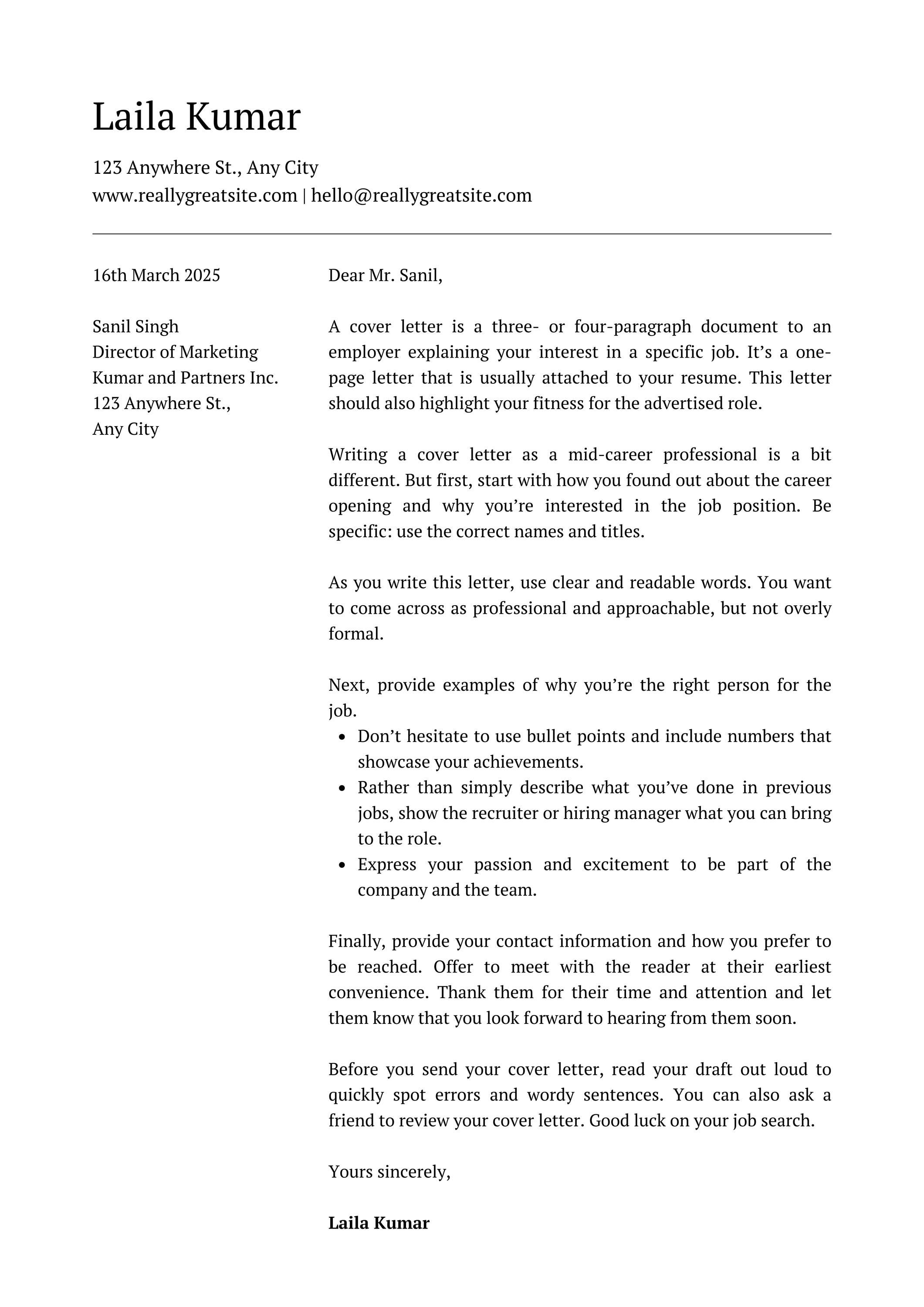 ATS Friendly Resume Template Word Canva Editable Professional Modern CV ...