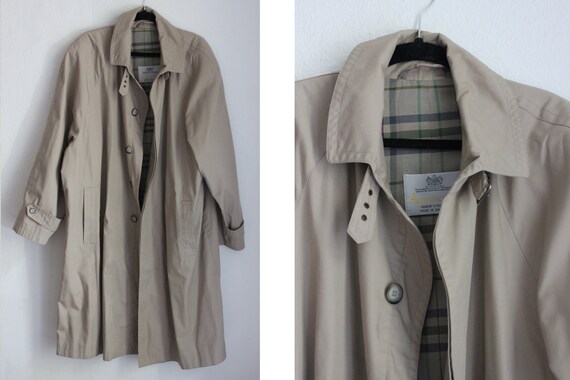 aquascutum trench coat mens