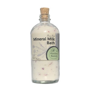 Rosebud Milk Bath by MoonDace Botanicals; All Natural and Organic Rose Milk Bath Product