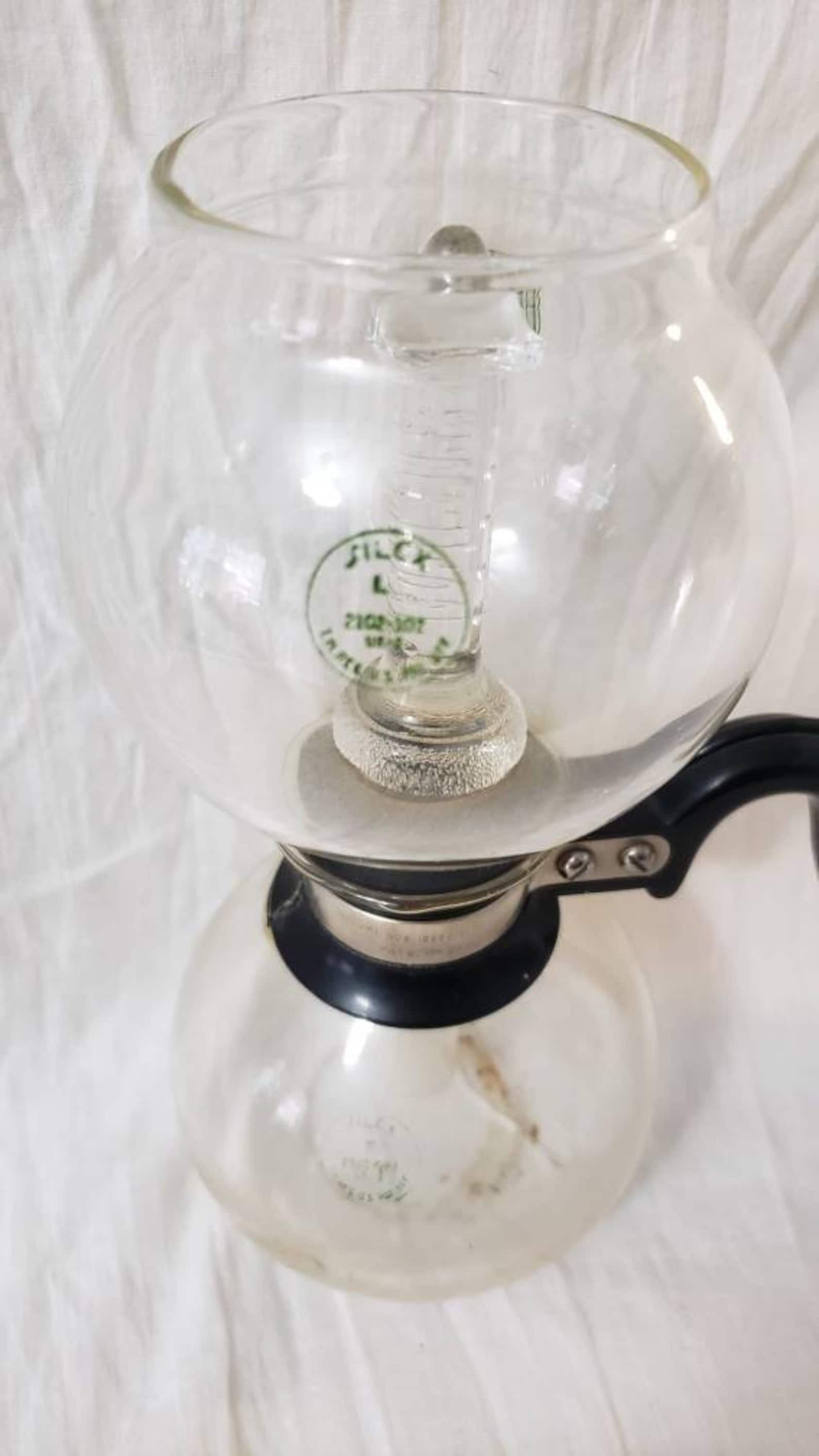 Vintage Pyrex Silex Vacuum Coffee Maker With Cory Filter Rod Etsy