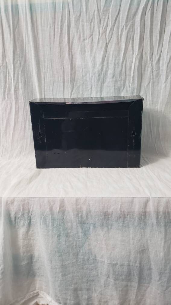 Vintage Metal Paper Towel Wax Paper and Aluminum Foil Holder Dispenser