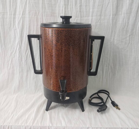 Vintage Empire Orange Black Crackle 32 