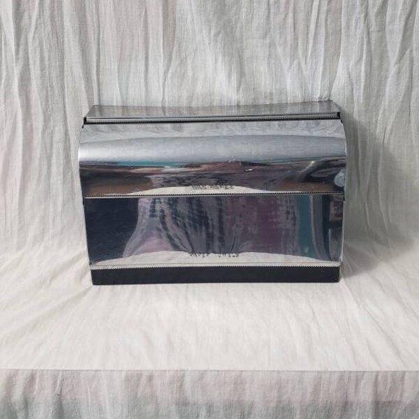 Vintage Foil Waxed Paper Holder Etsy