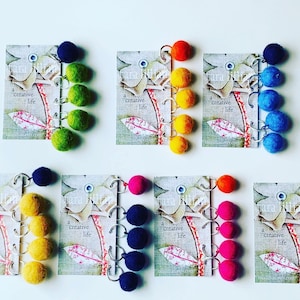 Knitting stitch markers/stitch markers for knitting/stitch marker set/ wool beads/snag free stitch markers/arthritic knitter gift