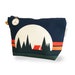 Navy Mini Stripe Dopp Kit