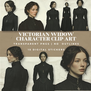 Victorian Widow Dress - Etsy