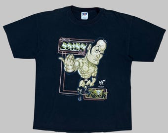 WWE WWF Men's Short-sleeve 5 Fury Brock Lesnar Graphic T-shirt