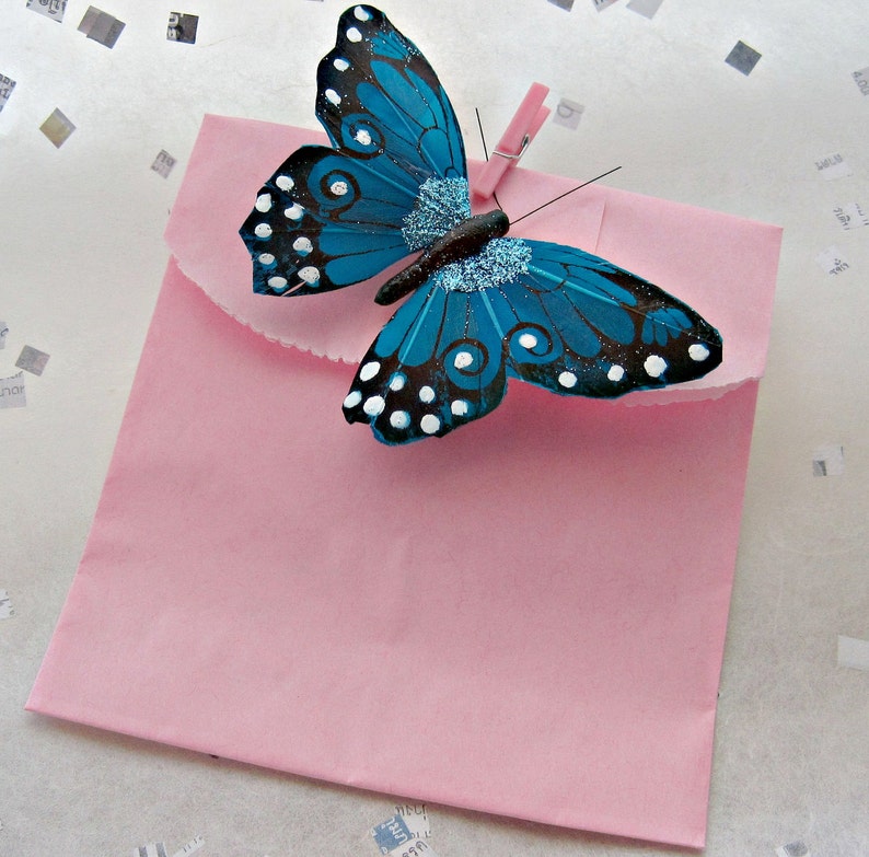 25 Pink Glassine Lined Party Treat Favor Bags Etsy