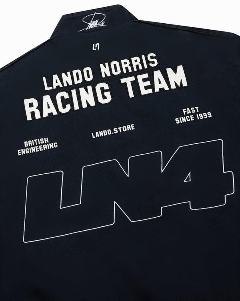 Norris 22 Racing Letters Vintage NASCAR Racing Bomber Jacket | Cordura Taslan, Free T-shirt ...