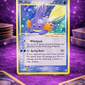 Mudkip rare card - Etsy Espaa