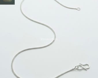2mm 925 Silver Snake Chain 4-10in for Charms DIY Bracelet