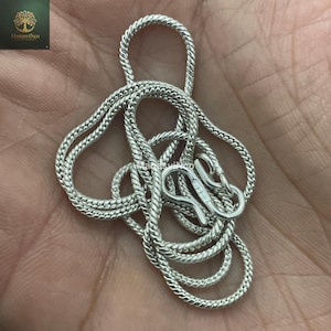 Solid 925 Sterling Silver Snake Chain Anklet, 2mm Thick Beach Jewelry
