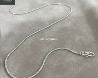 Delicate 2mm 925 Silver Snake Chain Anklet 9-11in Beach