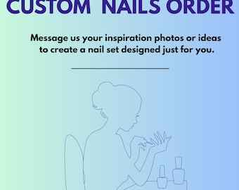Custom Handmade Press On Nails: Personalized Nail Set
