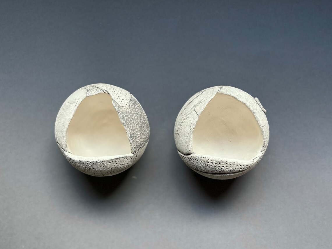 2 pots set small ceramic planters ball planter pots for succulent