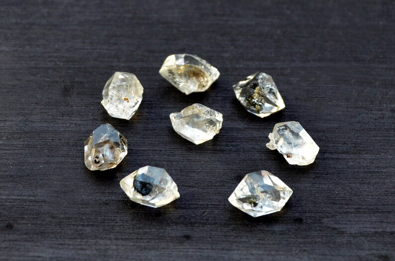 1 Herkimer Diamond Raw Crystal 10mm X 7mm X 5mm Natural Etsy