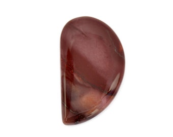 Mookaite Jasper Cabochon Stone (32mm x 17mm x 5mm) - Drop Gemstone - Natural Crystal