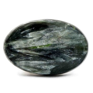 Seraphinite Cabochon Gemstone (31mm x 20mm x 6mm) 30.5cts - Oval Cabochon Stone - Seraphinite Stone