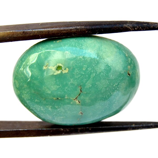 Turquoise Cabochon Stone (17mm x 13mm x 4mm) 9cts - Natural Oval Gemstone - Genuine Turquoise