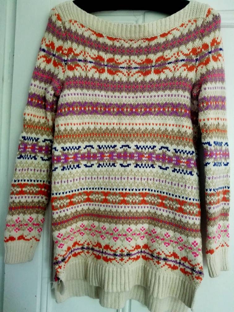 Tunic Sweater - Etsy UK