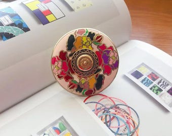 Knoophoek Cloisonné geëmailleerde traditionele ambachtelijke kast en ladehandvat