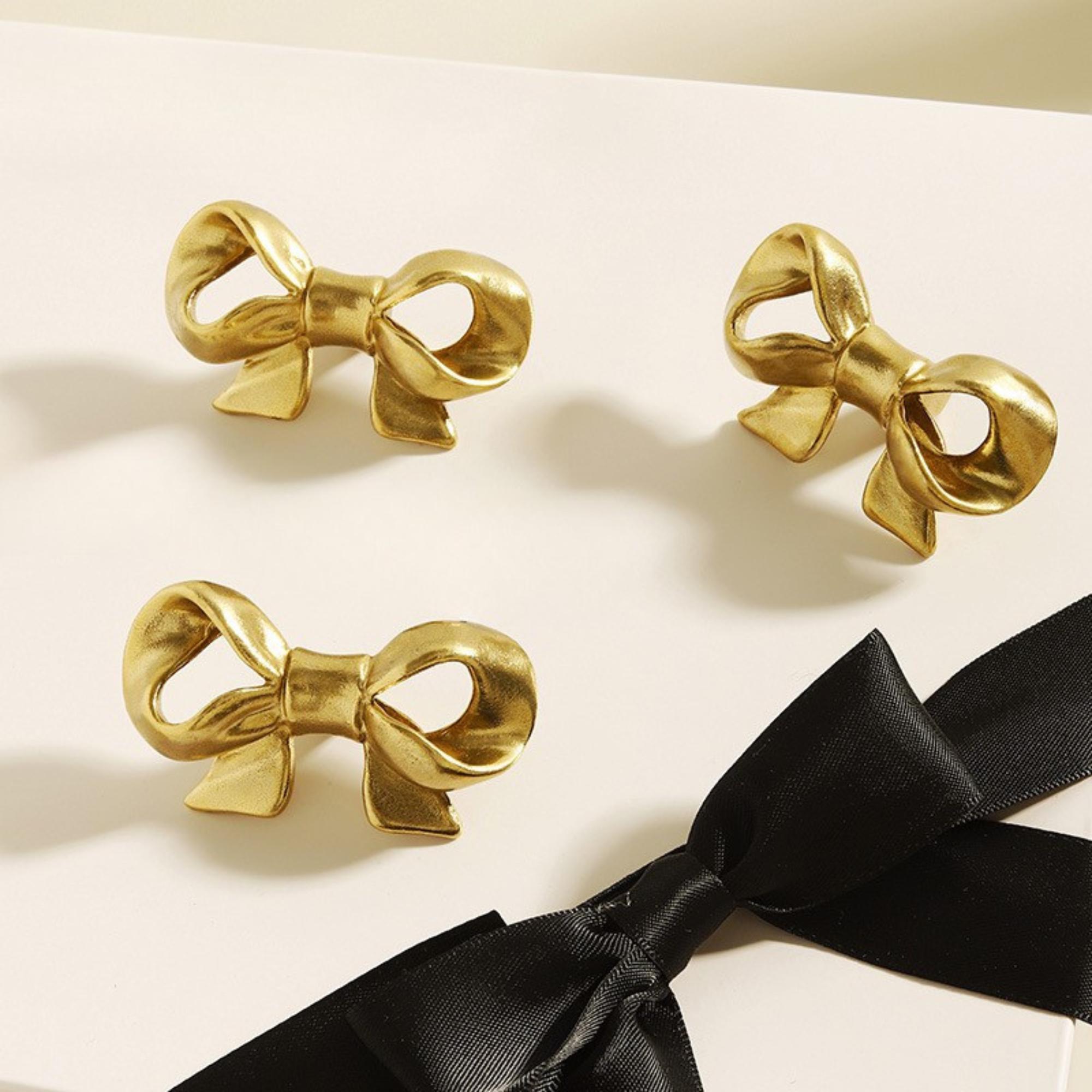 knobnook Light Luxury Brass Ribbon Cabinet Handle - French Kitchen &…