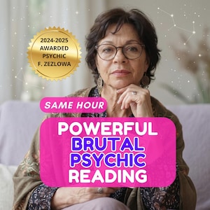 No Tools Brutal Psychic Reading, Detailed and Honest Psychic Reading, Same Hour Brutal Reading, No Sugar Coating, Spiritual Advices