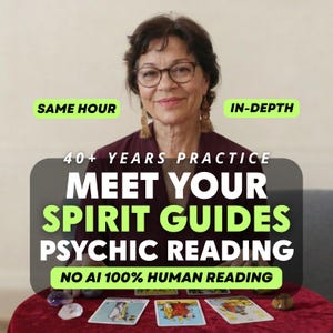 Spirit Guide Psychic Reading, Medium Insight, Intuitive Guidance for Clarity and Support | PDF