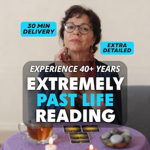 Same Hour Past Life Psychic Reading, Clairvoyant Medium Spiritual Reading, Soul Memory & Karmic Energy Insight, Past Life Medium Reading